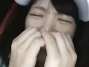 在接待客人时爽到脸红的敏感打工妹5_clip13
