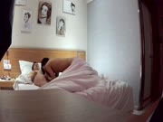 水滴摄像头破解监控偷拍画家老王和模特兼情妇啪啪