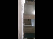 御女范黑丝紧身裙性感美女酒店上门服务时穿的竟是黑丝开档内裤,胖哥受不了诱惑掀开裙子就干,各种姿势边操边扒衣服!