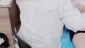 医院做入职体检的时候发现B超室竟然有一妹子穿裙子没穿内裤