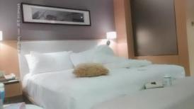 小伙酒店约操超甜学生兼职妹，文静美女，美腿黑丝细腰，忍不住吸吮奶子，主动骑乘扶着JB插入，侧入爆操小穴，娇喘呻吟