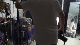 高清原版！高价请高挑丰满甜美模特，SM捆绑，摄影湿趁机上手揩油，上手还不过瘾 果断趁机操她