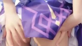 【极品白虎❤️名器萝莉】纯天然白虎萝莉【萌白酱】顶级新作-极致COS刻晴 速插嫩穴 白浆高潮