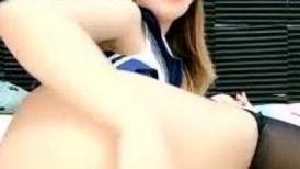 中年小夫妻装纯制服诱惑道具自慰无套啪啪战白虎多种道具不停的刺激阴蒂