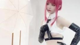 极品Cos爆机少女『喵小吉』四月新作《链锯人》极品动漫玛奇玛 性感魅魔 超清4K