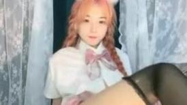 【超人气 少女】乔宝  6.18最近很火的露脸高颜值JK反差学妹 炮机攻陷嫩穴 疾速追击高潮不断 颤挛潮喷无限强制高潮