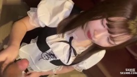 FC2 3148540 【有終の美】ありがとうなぎさちゃん！！口内発射と生中出しで2連発！！メイドコスでイキまくり！！年越しまで公開不可のアレが特典に！全5射精！！