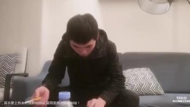 JK装萌妹子啪啪，特写口交穿上开档黑丝翘屁股猛操