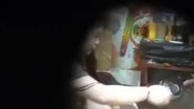 民宅出租房大神洞中现场实拍，服务态度好白皙丰满大奶妹车轮式接客，无套内射口交女上后入很配合-大叔脱得精光速战速决