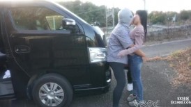 FC2 4352001 １８歳、美巨乳！！Gカップ、完全顔出し、大学１年生、色白シルキースキン！！トランクルームの影に隠れて、やりたい放題！電車丸見え立ちバック！！野外露出、野外SEX、中出し個撮オリジナル４１３人目 [有]-4