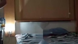 外卖一送，钱钱到手，立马赶来扶贫阿姨，丸子头熟女，必须狠狠操到她失声求饶