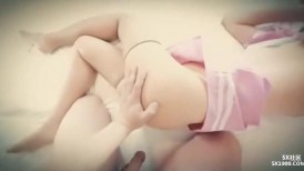 眼镜JK肉丝美眉吃鸡啪啪 妹妹在睡觉哥哥想要了 摸逼摸奶调起性趣 被无套输出 内射
