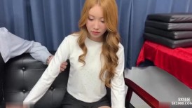 高颜美女 皮肤白皙身材苗条 逃跑的超高级美女被抓住并受到惩罚并中出 内射