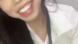 衬衣包臀裙，OL风小女友，发骚道具自慰，假屌骑乘猛坐，受不了给男友口，69姿势互舔，口活太棒了