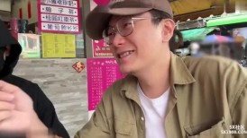 【AI畫質增強】狠臺北 EP.1 泰國探花約艹極品騷氣黑絲眼鏡娘，大長腿女上位搖到受不了