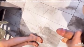 优雅气质尤物御姐女神 美乳翘臀半脱连衣裙，镜子前翘起美臀后入，一边被操一边看自己发骚的样子，上位骑乘全自动