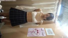 商场女士泳装内衣店试衣间多机位偸拍 身材纤细马尾辫漂亮小姐姐试穿死水库(2)
