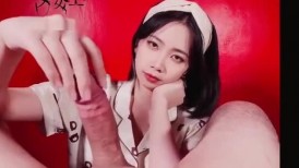 【安女王】测试用指甲刺激龟头，会不会射精，指甲插马眼，第一人称视角撸管