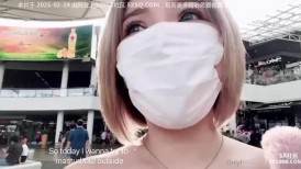 泰国零零后巨乳淫欲痴女「5XSQ」OF露脸性爱私拍 巨骚！户外露出商场厕所自慰单男约炮/55